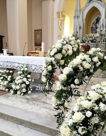 allestimento floreale per wedding